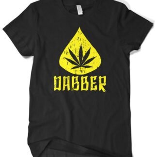 Cybertela Men's Marijuana Dabber, Weed Cannabis 420 T-Shirt