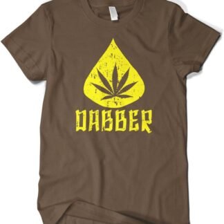 Cybertela Men's Marijuana Dabber, Weed Cannabis 420 T-Shirt