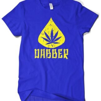 Cybertela Men's Marijuana Dabber, Weed Cannabis 420 T-Shirt