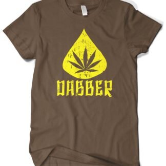 Cybertela Men's Marijuana Dabber, Weed Cannabis 420 T-Shirt