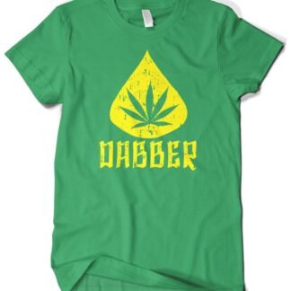Cybertela Men's Marijuana Dabber, Weed Cannabis 420 T-Shirt