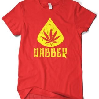 Cybertela Men's Marijuana Dabber, Weed Cannabis 420 T-Shirt
