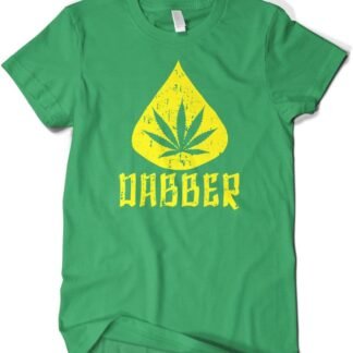 Cybertela Men's Marijuana Dabber, Weed Cannabis 420 T-Shirt