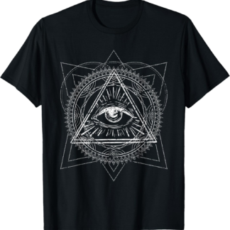 Dark Magic Astrology Occultism Eye Pyramid Occult T-Shirt