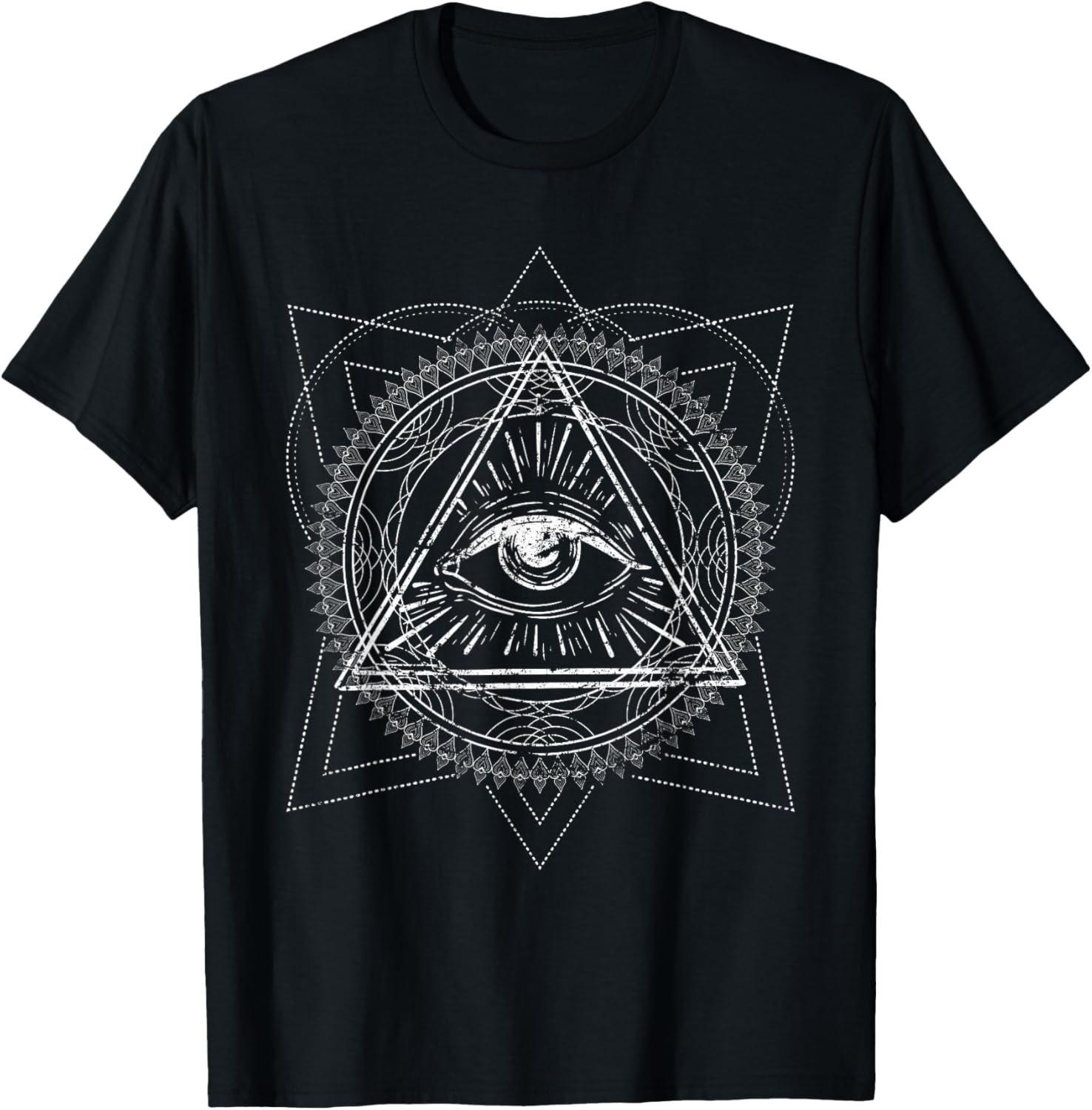 Dark Magic Astrology Occultism Eye Pyramid Occult T-Shirt - lunas-mystic-emporium.com Dark Magic Astrology Occultism Eye Pyramid Occult T-Shirt