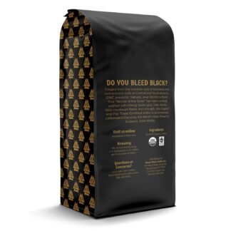 Death Wish Coffee Valhalla Java Dark Roast Ground Coffee, 12 Oz, Bold & Intense Blend of Arabica Robusta Beans, USDA Organic