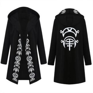 diffstyle Women Moon Gothic Witchcraft Punk Vintage Casual Long Hoodies Top Sweatshirt