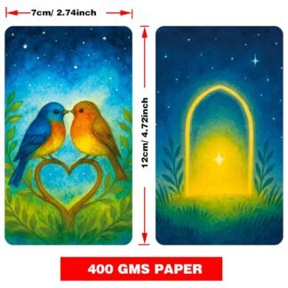 DPEHAKMK Embracing Fate Oracle Deck, Oracle Cards for Beginners, 78 Cards Deck for Love, Healing, Life Path, Spiritual Guidance, Modern Relationship Themes, Intuition, and Soul...