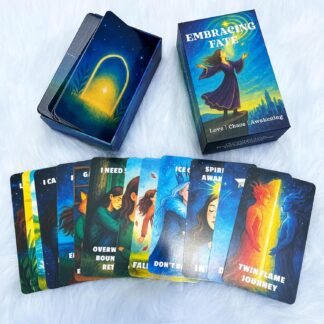 DPEHAKMK Embracing Fate Oracle Deck, Oracle Cards for Beginners, 78 Cards Deck for Love, Healing, Life Path, Spiritual Guidance, Modern Relationship Themes, Intuition, and Soul...