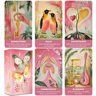 DPEHAKMK Love Oracle Cards, Romantic Relationships Oracle Cards for Beginners, Communication, Trust, Growth, and Healing Oracle Deck
