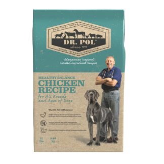 Dr. Pol Limited Ingredient Chicken Dog Food - Natural Healthy Balance Kibble, Vet Formulated for Sensitive Stomachs and Skin Allergies, Single Meat Source Made in USA, Chicken...