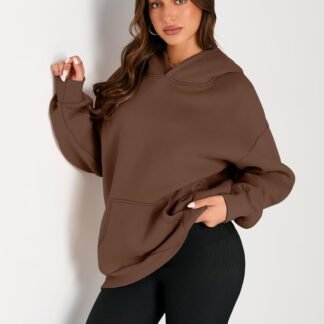 EFAN Womens Hoodies Oversized Sweatshirts Pullover Fleece Sweaters Long Sleeve Winter Fall Outfits Fashion Y2k Clothes