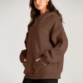 EFAN Womens Hoodies Oversized Sweatshirts Pullover Fleece Sweaters Long Sleeve Winter Fall Outfits Fashion Y2k Clothes