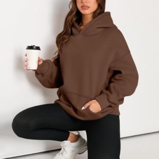 EFAN Womens Hoodies Oversized Sweatshirts Pullover Fleece Sweaters Long Sleeve Winter Fall Outfits Fashion Y2k Clothes