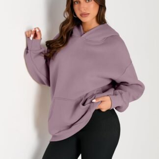 EFAN Womens Hoodies Oversized Sweatshirts Pullover Fleece Sweaters Long Sleeve Winter Fall Outfits Fashion Y2k Clothes