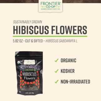 Frontier Co-op Organic Cut and Sifted Hibiscus Flowers 582oz - lunas-mystic-emporium.com Frontier Co-op Organic Cut and Sifted Hibiscus Flowers 5.82oz