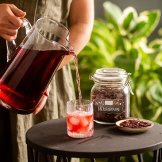 Frontier Co-op Organic Hibiscus Flowers, 16 Ounce, Sun Dried Bright Red Color, Fruity Flavor, Non Irradiated, Non ETO, Kosher