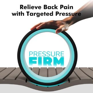 Furnhome Back Roller - Back Wheel for Deep Tissue Massage,Yoga Wheel for Back Pain & Stretching- Comfy Deep Tissue Massage Roller (3-Pack)