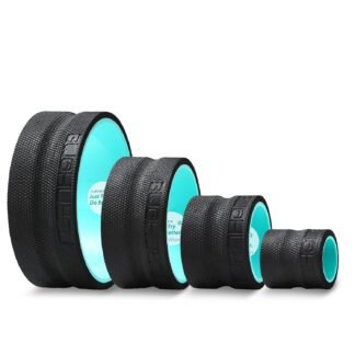 Furnhome Back Roller - Back Wheel for Deep Tissue Massage,Yoga Wheel for Back Pain & Stretching- Comfy Deep Tissue Massage Roller (3-Pack)