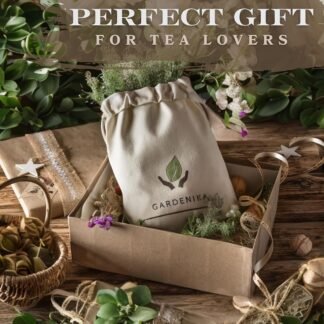 Gardenika Organic Loose Leaf Tea Sampler - Herbal Caffeine-Free Set - Ayurvedic Blend, KSA Kosher, No Natural or Artificial Flavors (5 Pack)