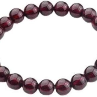 Garnet Crystal Beads Bracelet - Handmade AAA - Natural Healing - Semiprecious - Holistic - Bohemian - Metaphysical