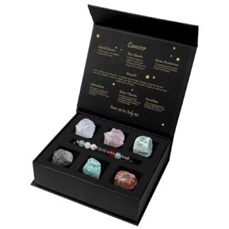 GolbalJew 12 Zodiac Signs Crystals and Healing Stones Gifts for Women Natural Crystal Jewelry Healing Crystal Zodiac Sign Stones with Crystal Bracelet The Astrology Birthstone...
