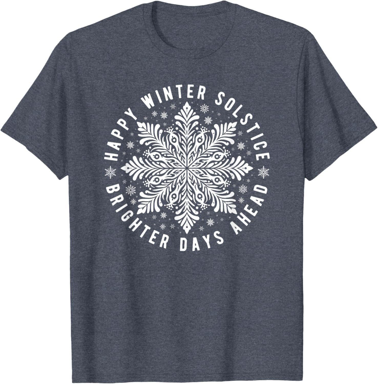 Happy Winter Solstice Brighter Days Ahead Yule Pagan T-Shirt - lunas-mystic-emporium.com Happy Winter Solstice Brighter Days Ahead Yule Pagan T-Shirt
