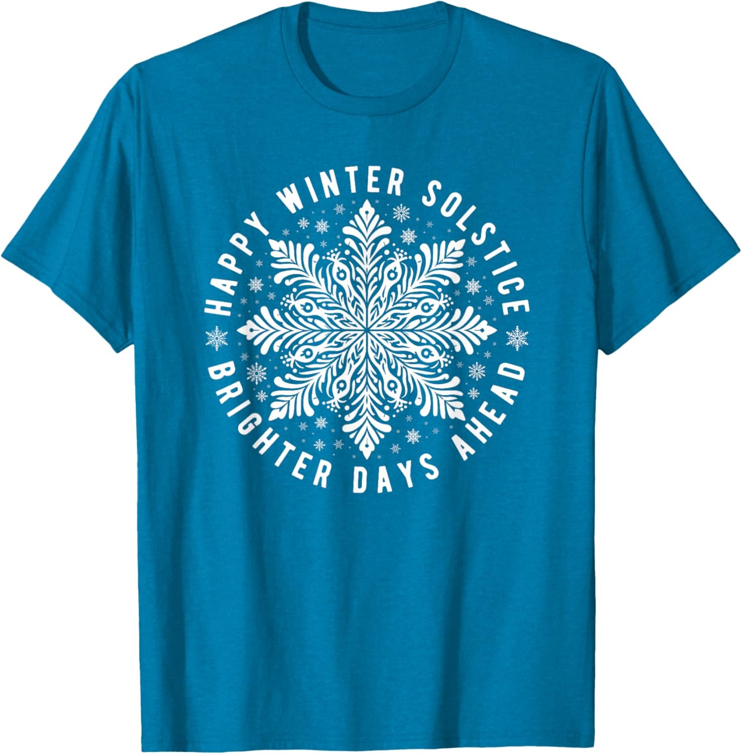 Happy Winter Solstice Brighter Days Ahead Yule Pagan T-Shirt - lunas-mystic-emporium.com Happy Winter Solstice Brighter Days Ahead Yule Pagan T-Shirt