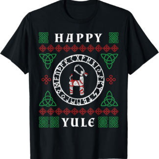 Happy Yule Pagan Wicca Ugly Christmas Sweater T-Shirt