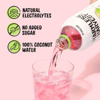 Harmless Harvest Organic Coconut Water 10 Fl Oz, 12 Pack – Natural Electrolyte Hydration Drink, No Sugar Added, Original Coconut Water, Non-GMO & Fair for Life Certified