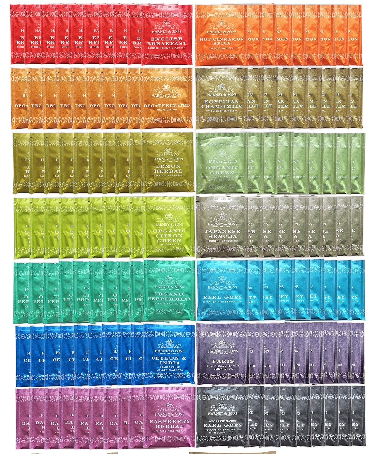 Harney Sons Assorted Tea Bag Sampler Bundle 42 Count With Honey Crystal Packs Great for Birthday Hostess and Co-worker Gifts Tea Set Gifts Tea Variety Pack - lunas-mystic-emporium.com Harney & Sons Assorted Tea Bag Sampler Bundle 42 Count With Honey Crystal Packs Great for Birthday, Hostess and Co-worker Gifts, Tea Set Gifts, Tea Variety Pack