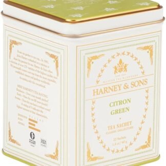 Harney & Sons Citron Green Tea, White, 20 Count (Pack of 1)