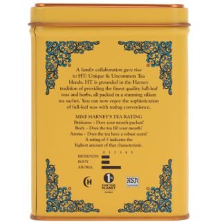 Harney & Sons Master Yellow & Blue Tea Tin - Herbal Blend of Chamomile, Lavender, and Cornflowers - 1.4 Oz, 20 Count
