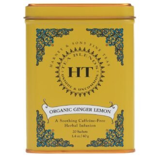 Harney Sons Organic Supreme Green, HT Tin 20 Sachets 1.4 oz 40 g