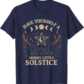 Have Yourself a Merry Little Solstice Witchcore T-Shirt