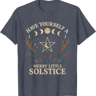 Have Yourself a Merry Little Solstice Witchcore T-Shirt