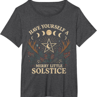 Have Yourself a Merry Little Solstice Witchcore T-Shirt