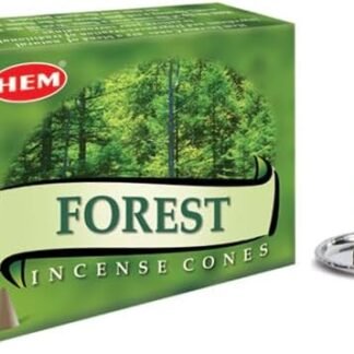 HEM Forest Incense Cones – Pack of 12 Boxes (10 Cones Each) | Fresh Earthy Aroma for Peace, Positivity & Relaxation | Handcrafted Natural Cones for Meditation, Yoga, Healing &...