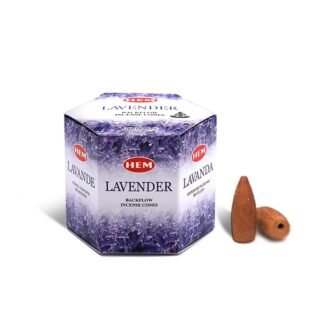 HEM Lavender Backflow Incense Cones Pack of 40 Brown Cones | Long-Lasting Floral Aroma for Positivity Relaxation Sleep | Wood Powder Aromatherapy for Stress Relief Air - lunas-mystic-emporium.com HEM Lavender Backflow Incense Cones – Pack of 40 Brown Cones | Long-Lasting Floral Aroma for Positivity, Relaxation & Sleep | Wood Powder Aromatherapy for Stress Relief & Air...