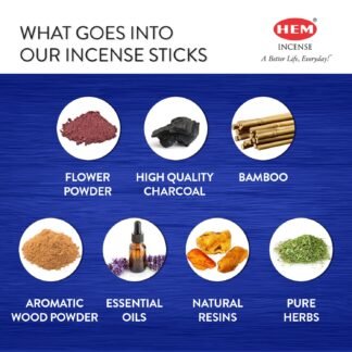 HEM Myrrh Incense Sticks - Pack of 6 - 120 count - 301g
