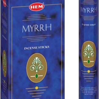HEM Myrrh Incense Sticks - Pack of 6 - 120 count - 301g