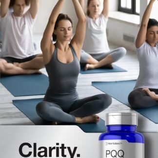 Horbäach PQQ Supplement 40 mg | 120 Capsules | Maximum Strength | Non-GMO and Gluten Free Supplement | Pyrroloquinoline Quinone Disodium Salt