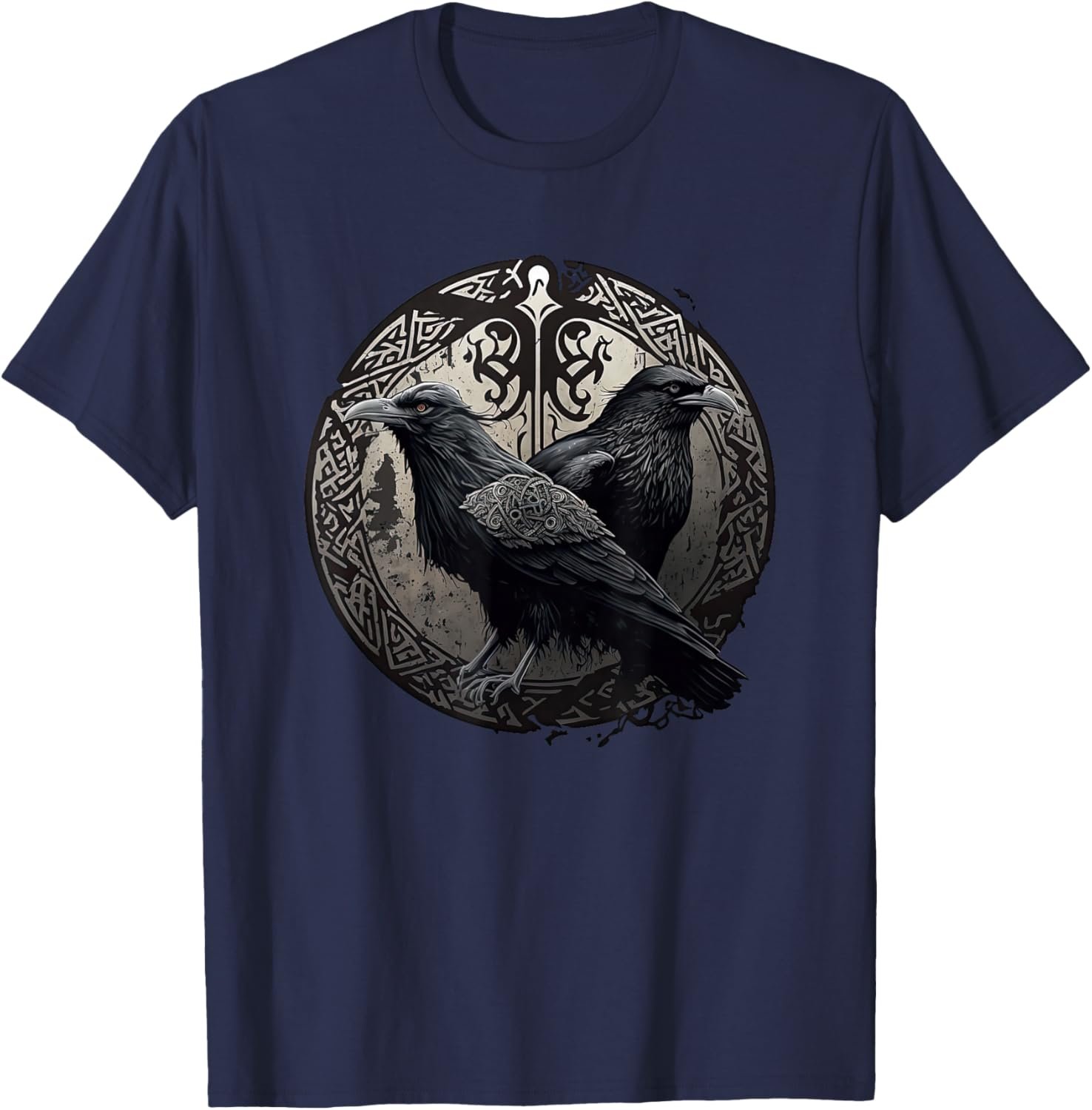 Huginn and Muninn Ravens Norse Mythology Viking Symbols T-Shirt - lunas-mystic-emporium.com Huginn and Muninn Ravens Norse Mythology Viking Symbols T-Shirt