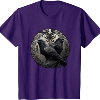Huginn and Muninn Ravens Norse Mythology Viking Symbols T-Shirt - lunas-mystic-emporium.com Huginn and Muninn Ravens Norse Mythology Viking Symbols T-Shirt