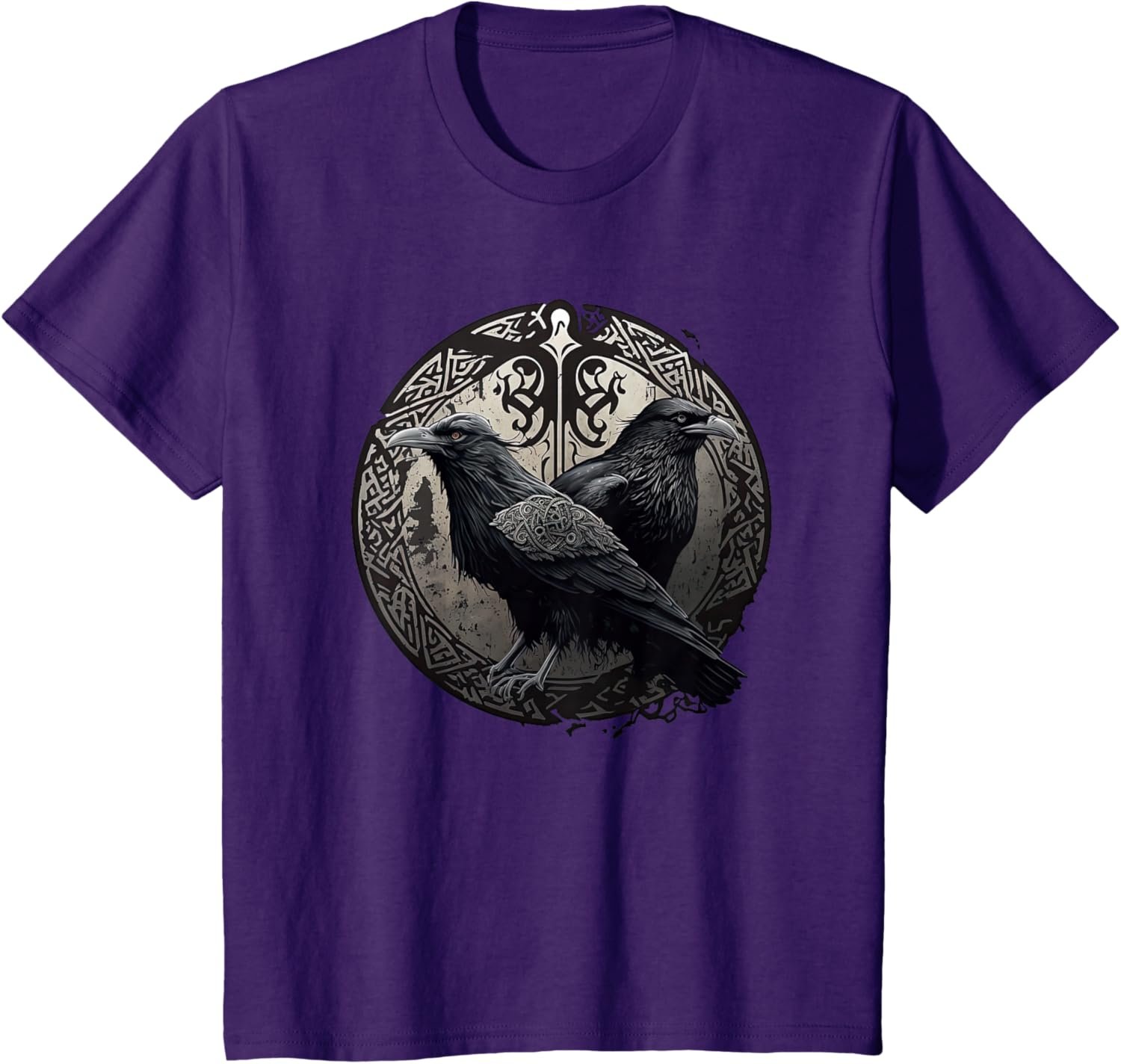 Huginn and Muninn Ravens Norse Mythology Viking Symbols T-Shirt - lunas-mystic-emporium.com Huginn and Muninn Ravens Norse Mythology Viking Symbols T-Shirt