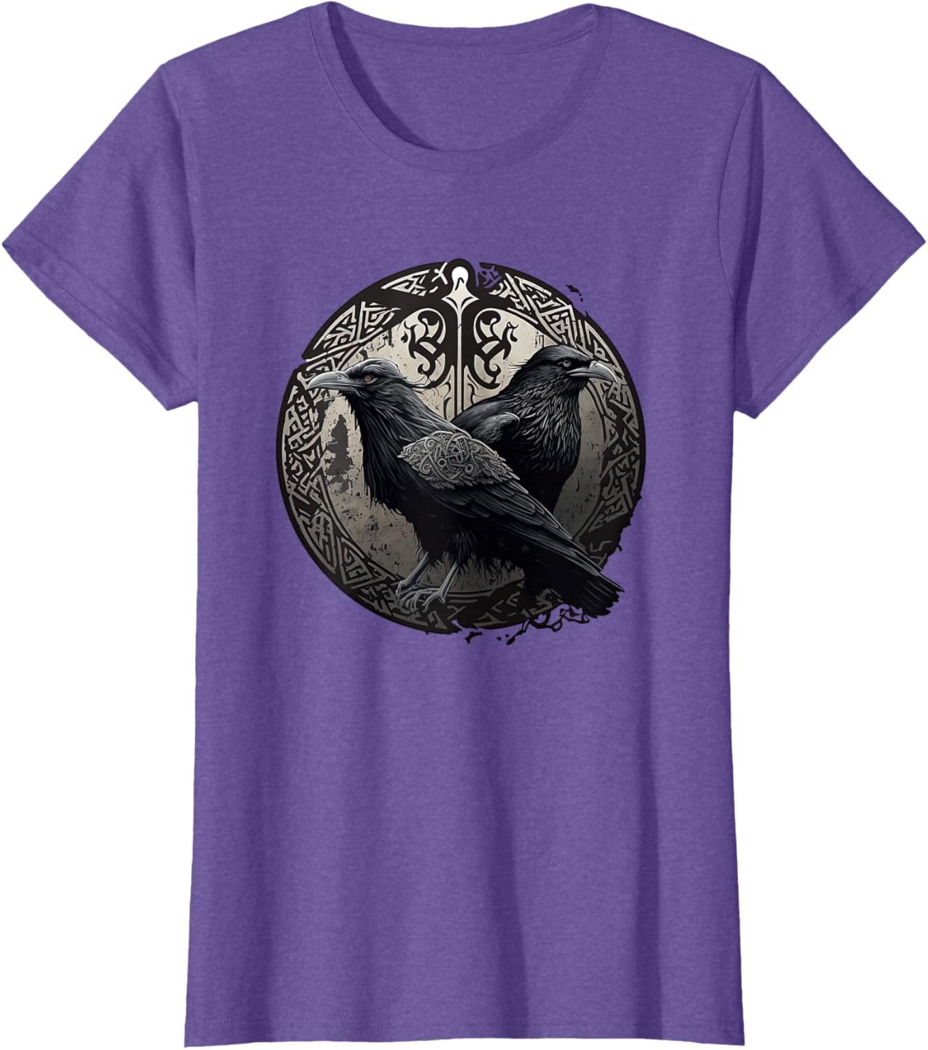 Huginn and Muninn Ravens Norse Mythology Viking Symbols T-Shirt - lunas-mystic-emporium.com Huginn and Muninn Ravens Norse Mythology Viking Symbols T-Shirt