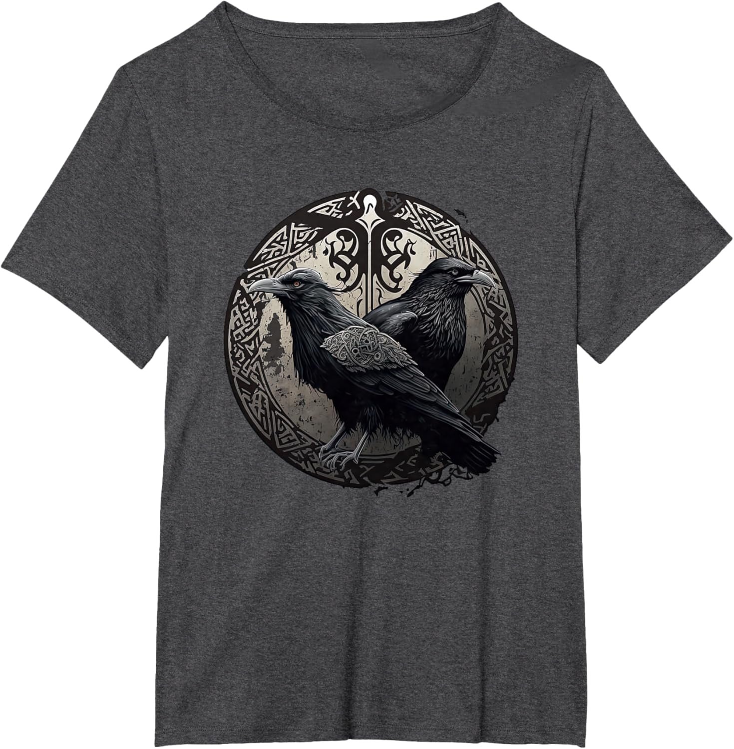 Huginn and Muninn Ravens Norse Mythology Viking Symbols T-Shirt - lunas-mystic-emporium.com Huginn and Muninn Ravens Norse Mythology Viking Symbols T-Shirt