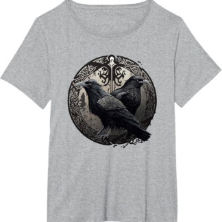 Huginn and Muninn Ravens Norse Mythology Viking Symbols T-Shirt - lunas-mystic-emporium.com Huginn and Muninn Ravens Norse Mythology Viking Symbols T-Shirt