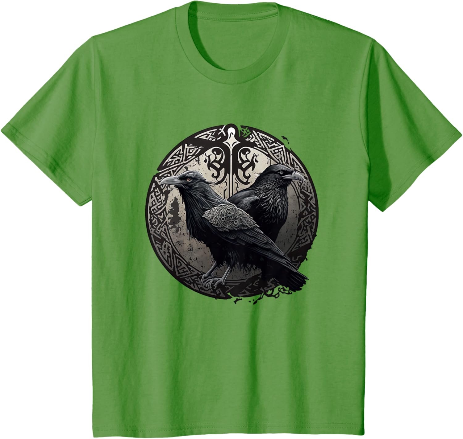 Huginn and Muninn Ravens Norse Mythology Viking Symbols T-Shirt - lunas-mystic-emporium.com Huginn and Muninn Ravens Norse Mythology Viking Symbols T-Shirt