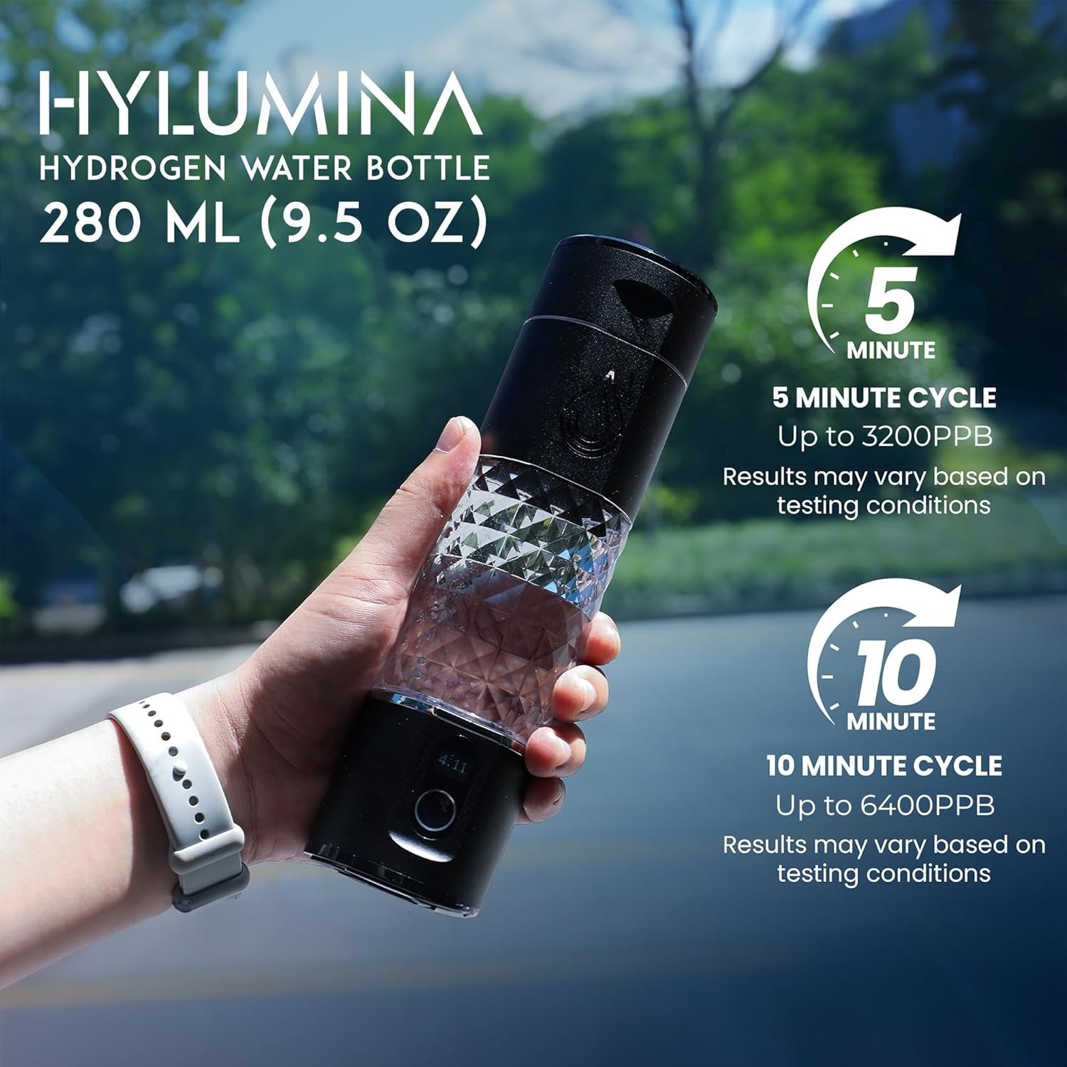 Hydrogen Water Bottle Generator - Up to 6400ppb of Hydrogenated Water Per Cycle - SPEPEM Tech - 95OZ Food Grade ABS Hydrogen Water Generator - Gift Bottles for Family - lunas-mystic-emporium.com Hydrogen Water Bottle Generator - Up to 6400ppb of Hydrogenated Water Per Cycle - SPE/PEM Tech - 9.5OZ Food Grade ABS Hydrogen Water Generator - Gift Bottles for Family,...